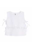 Blusa Anudado Lados Pedrería