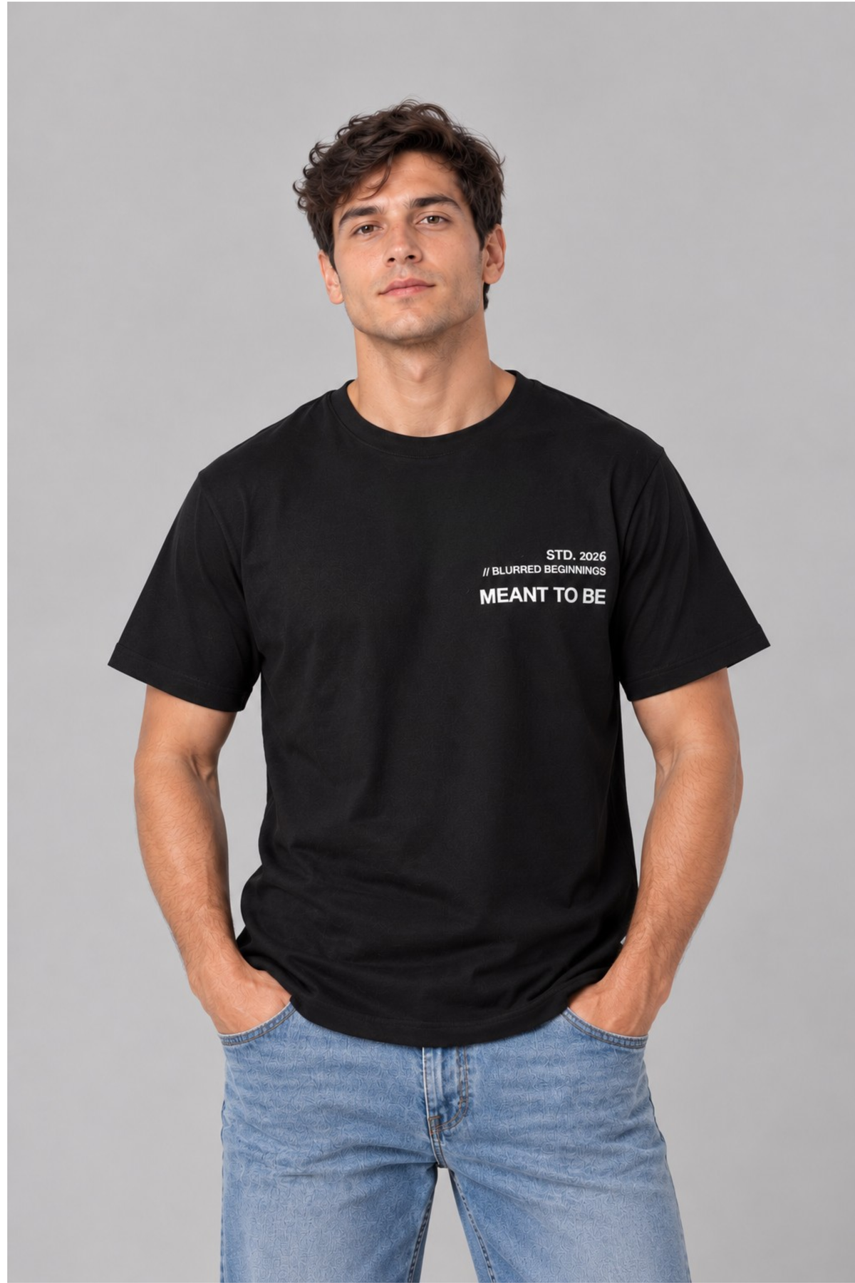 camiseta con doble estampado