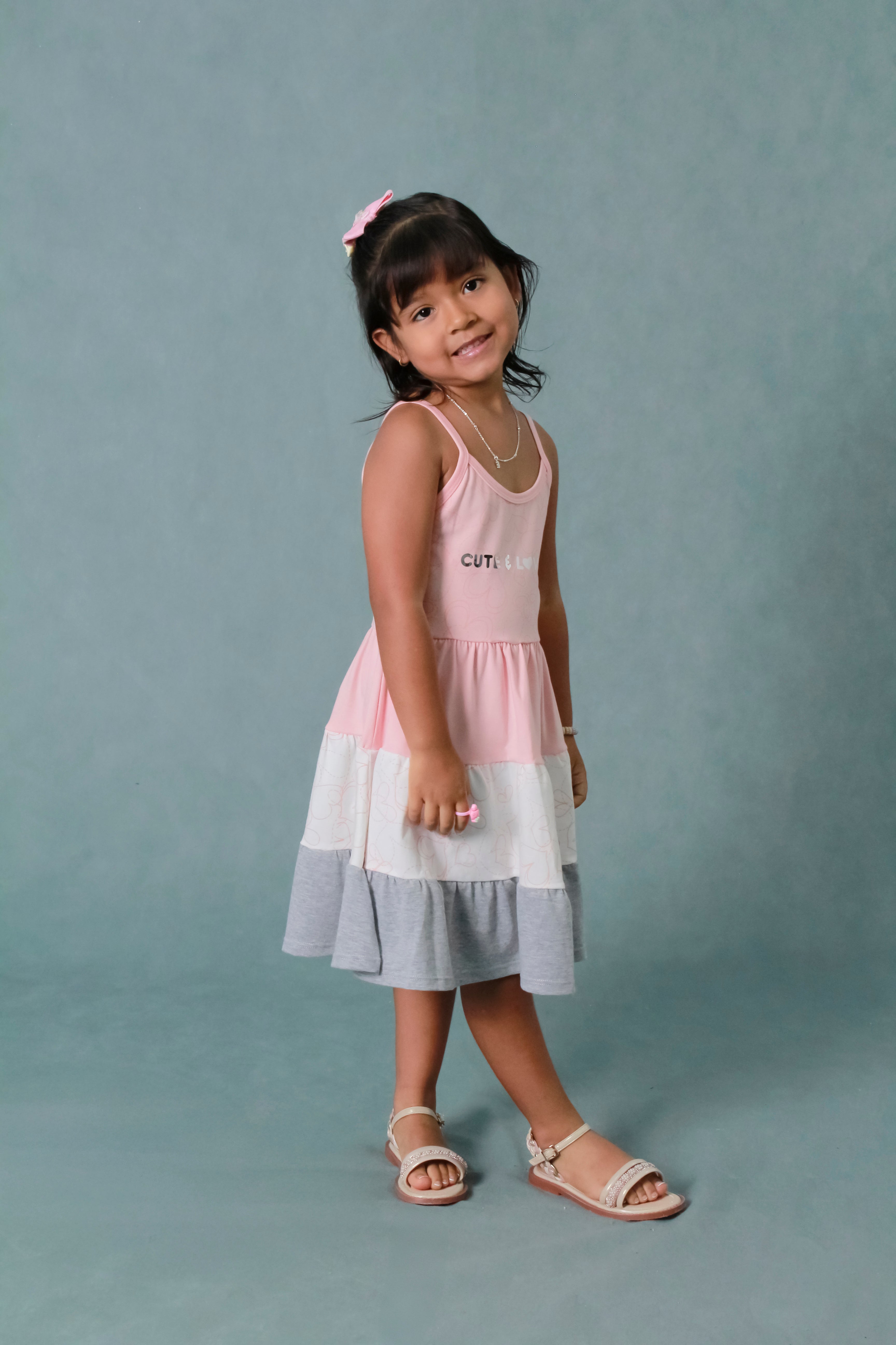 VESTIDO NINA BOLEROS FONDEO