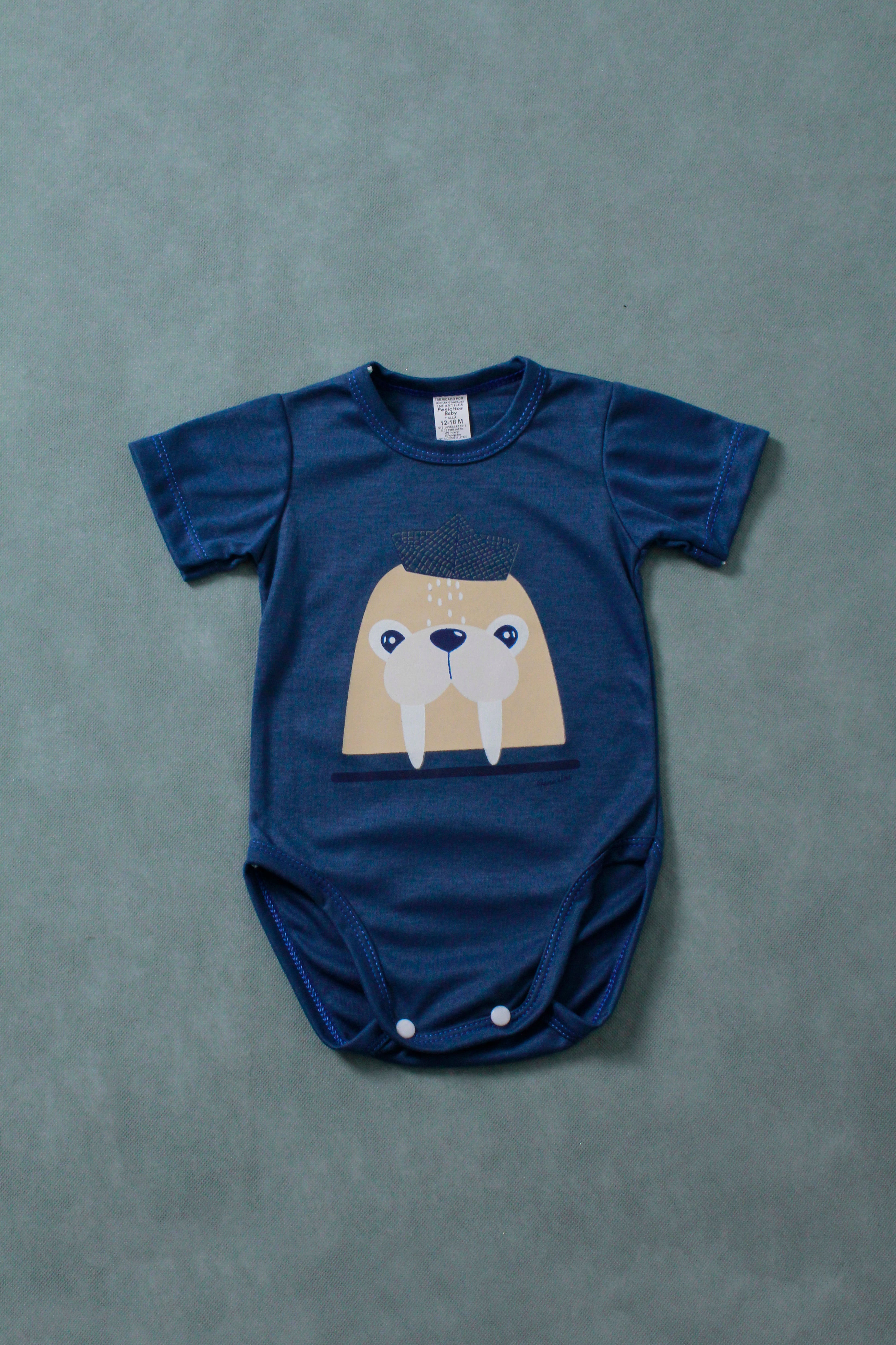 MAMELUCO BEBITO ESTAMPADOS AZUL
