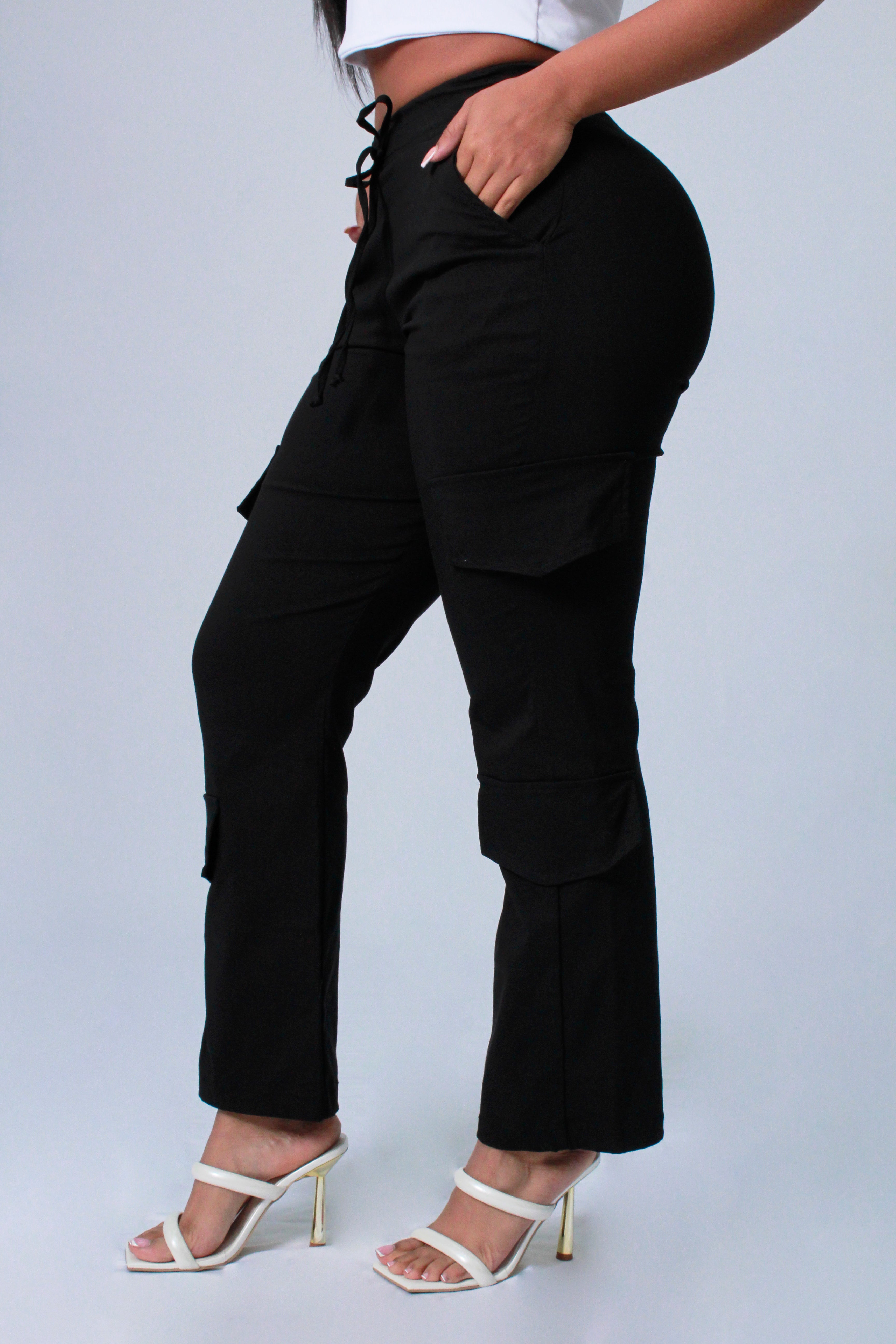 PANTALON MUJER BOLSILLOS LATERLAES