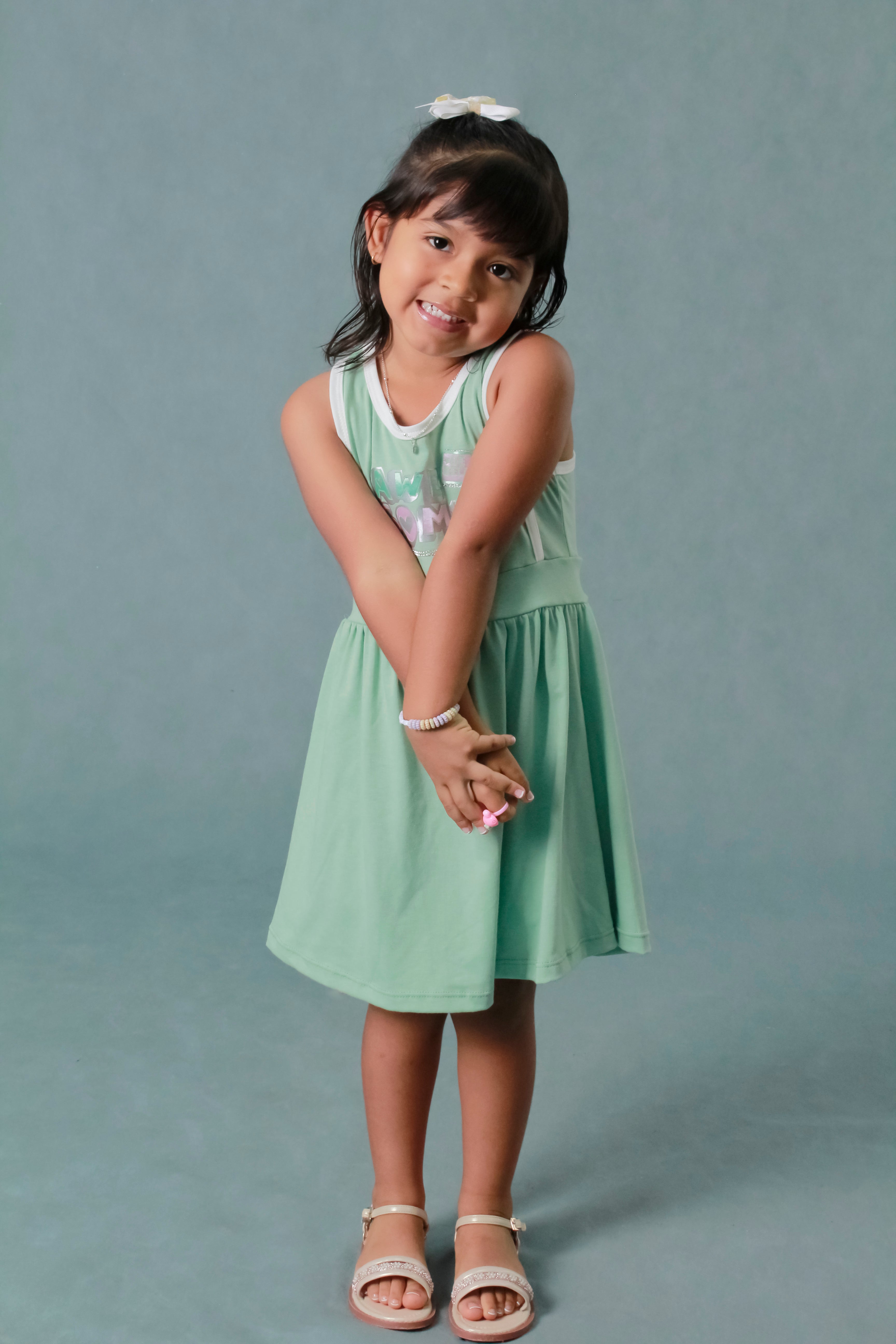 VESTIDO NINA FAJON CINTURA