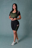 CONJUNTO MUJER BIKER COMBINADO