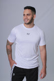 Camiseta Hombre Con Estampado Blanca