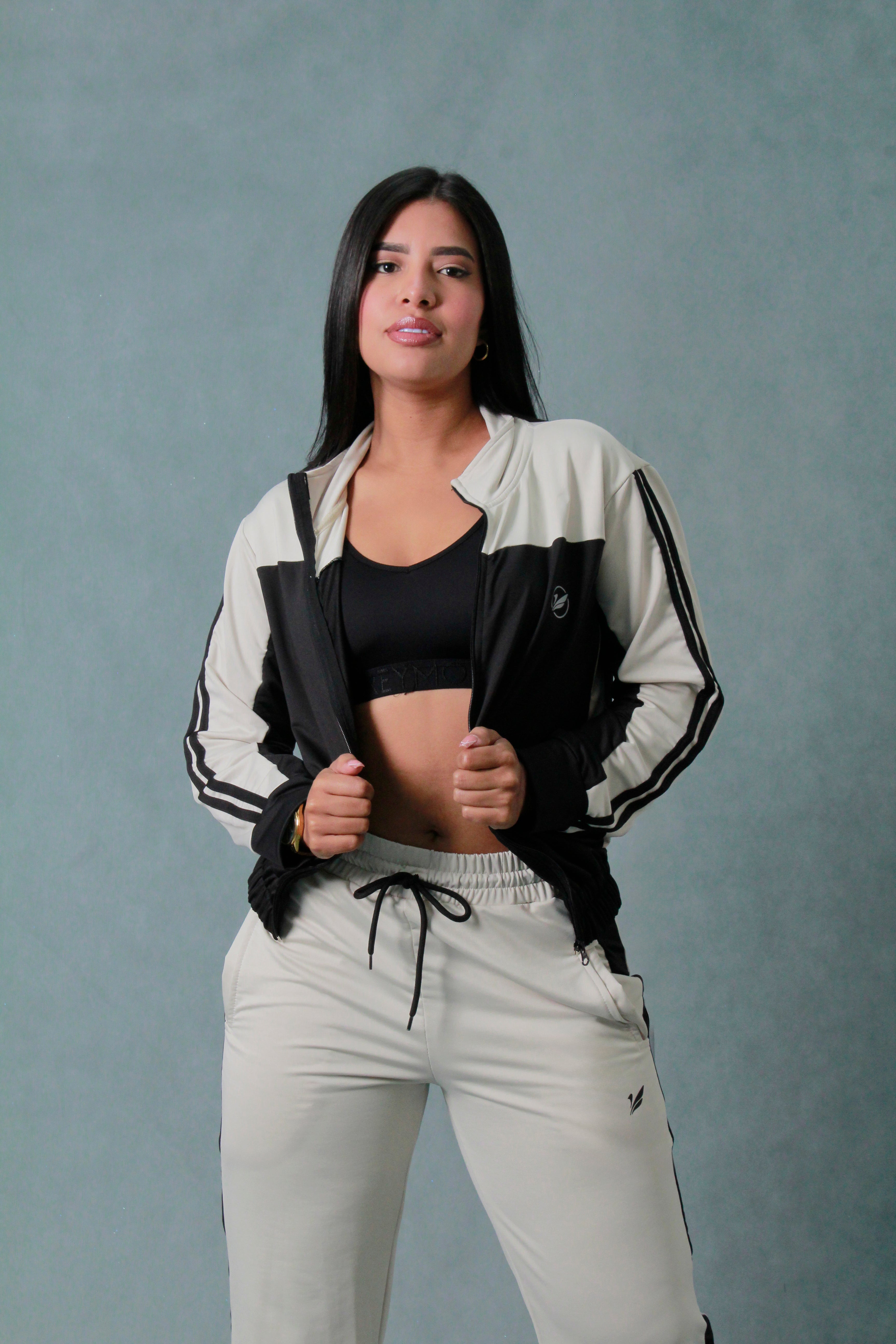 CHAQUETA MUJER COMBINADA