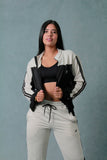 CHAQUETA MUJER COMBINADA