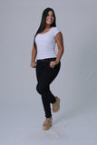 BLUSA MUJER MANGA CORTA BASICA