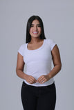 BLUSA MUJER MANGA CORTA BASICA