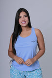 Camiseta Mujer Sisa Atleta Azul Agua Marina