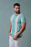 CAMISETA TIPO POLO HOMBRE ESTAMPADO