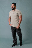 CAMISETA TIPO POLO HOMBRE CON BORDA