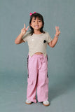 CONJUNTO NINA POMPON CARGOS METIDO