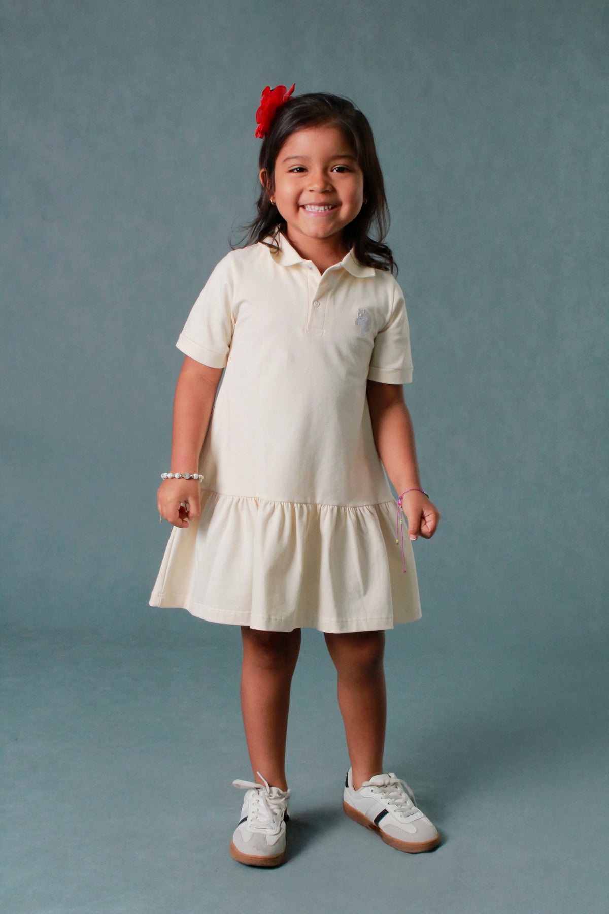 VESTIDO NINA TIPO POLO