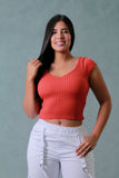 BLUSA MUJER TEJIDA SOLO FONDO
