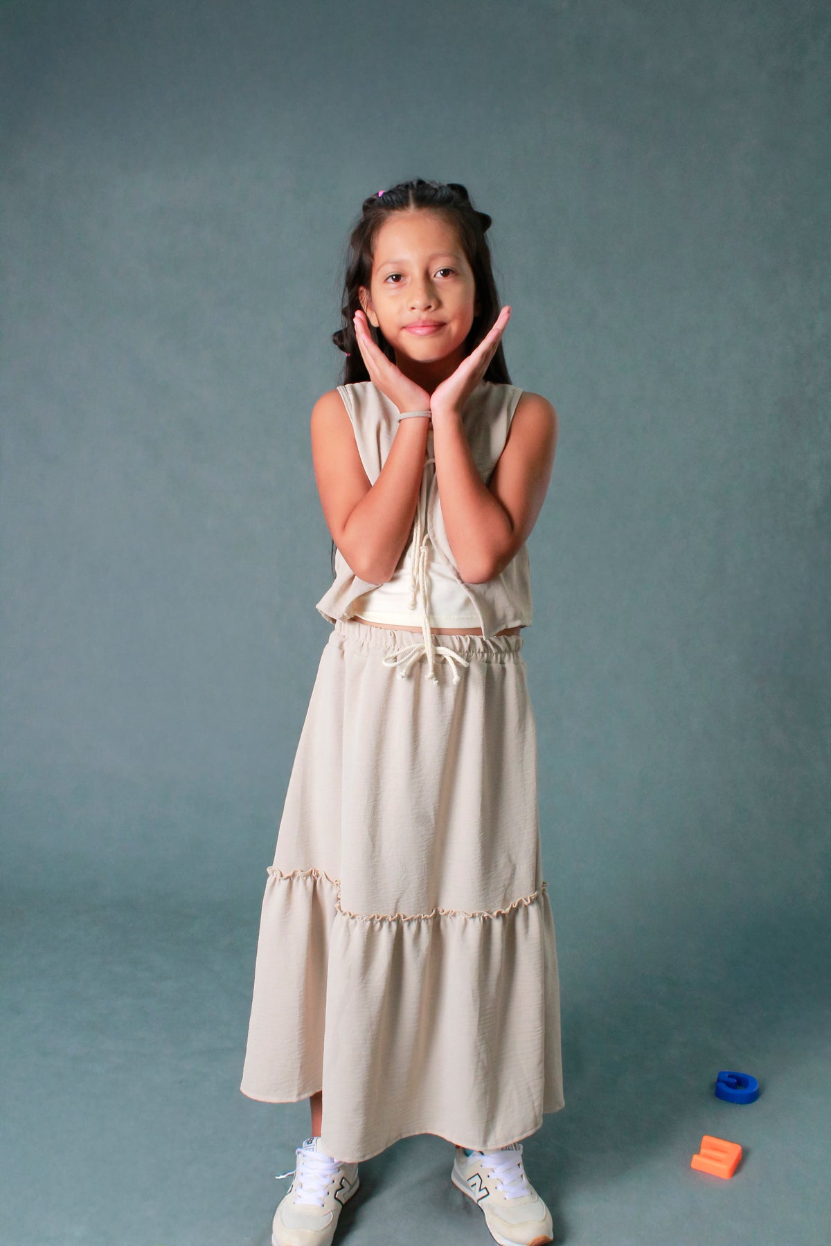 CONJUNTO NINA CHALECO LAZOS MONO