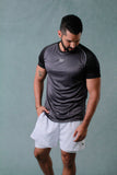 CAMISETA HOMBRE MANGA RANGLAN CONTR