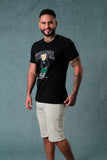 CAMISETA HOMBRE ESTAMPADO CON TECNI