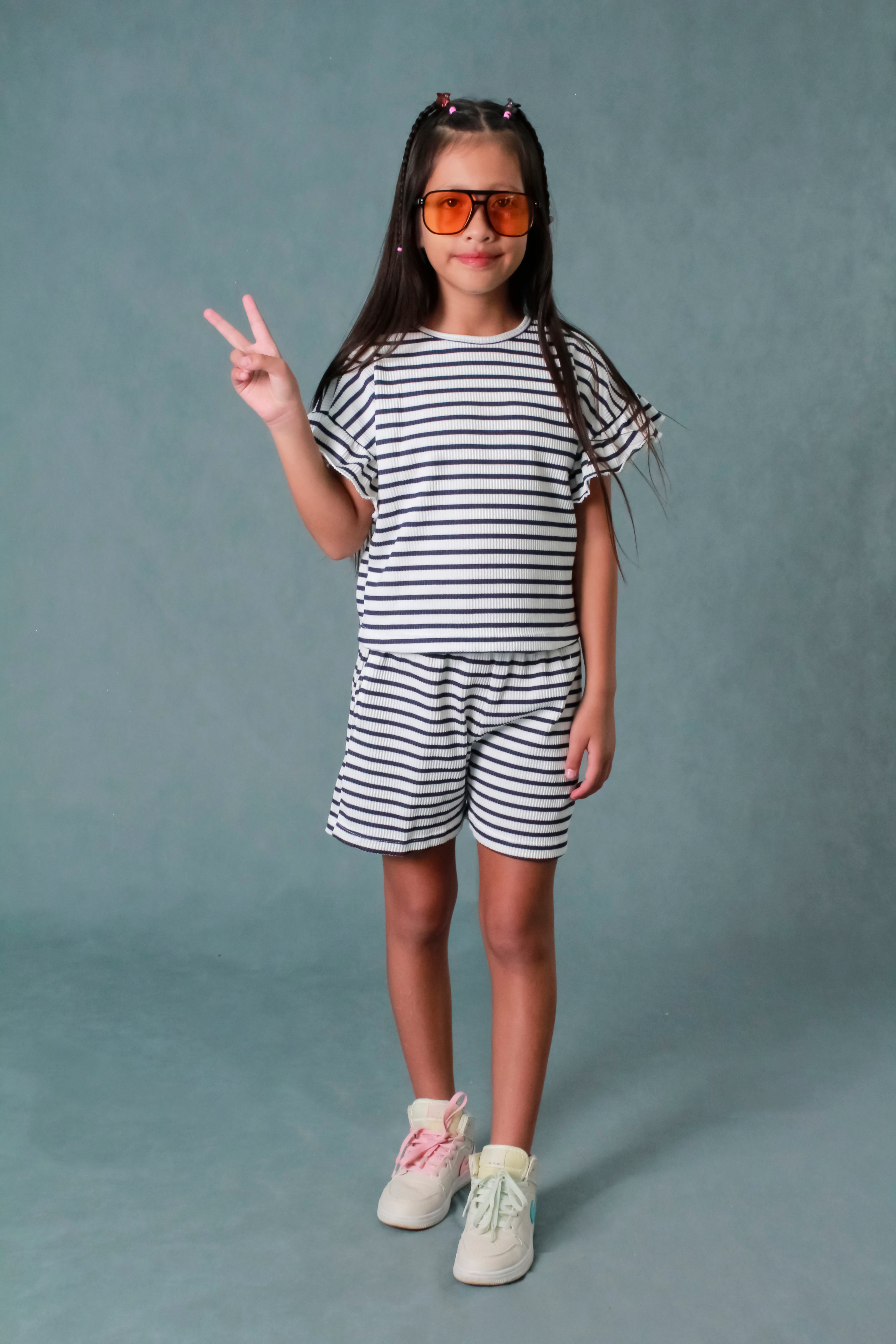 CONJUNTO NINA RIB RAYAS