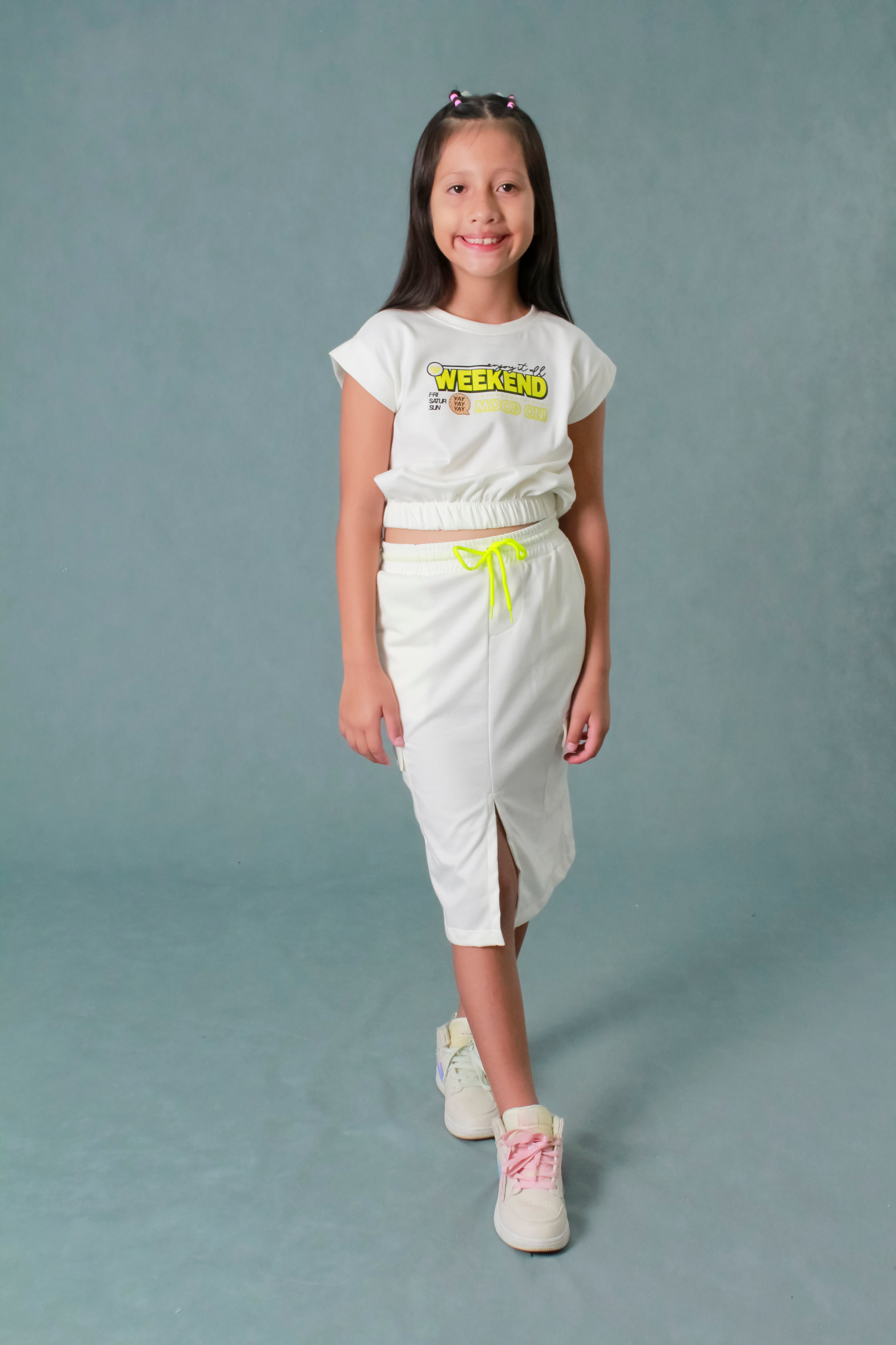 CONJUNTO NINA FALDA 3 4 CARGOS