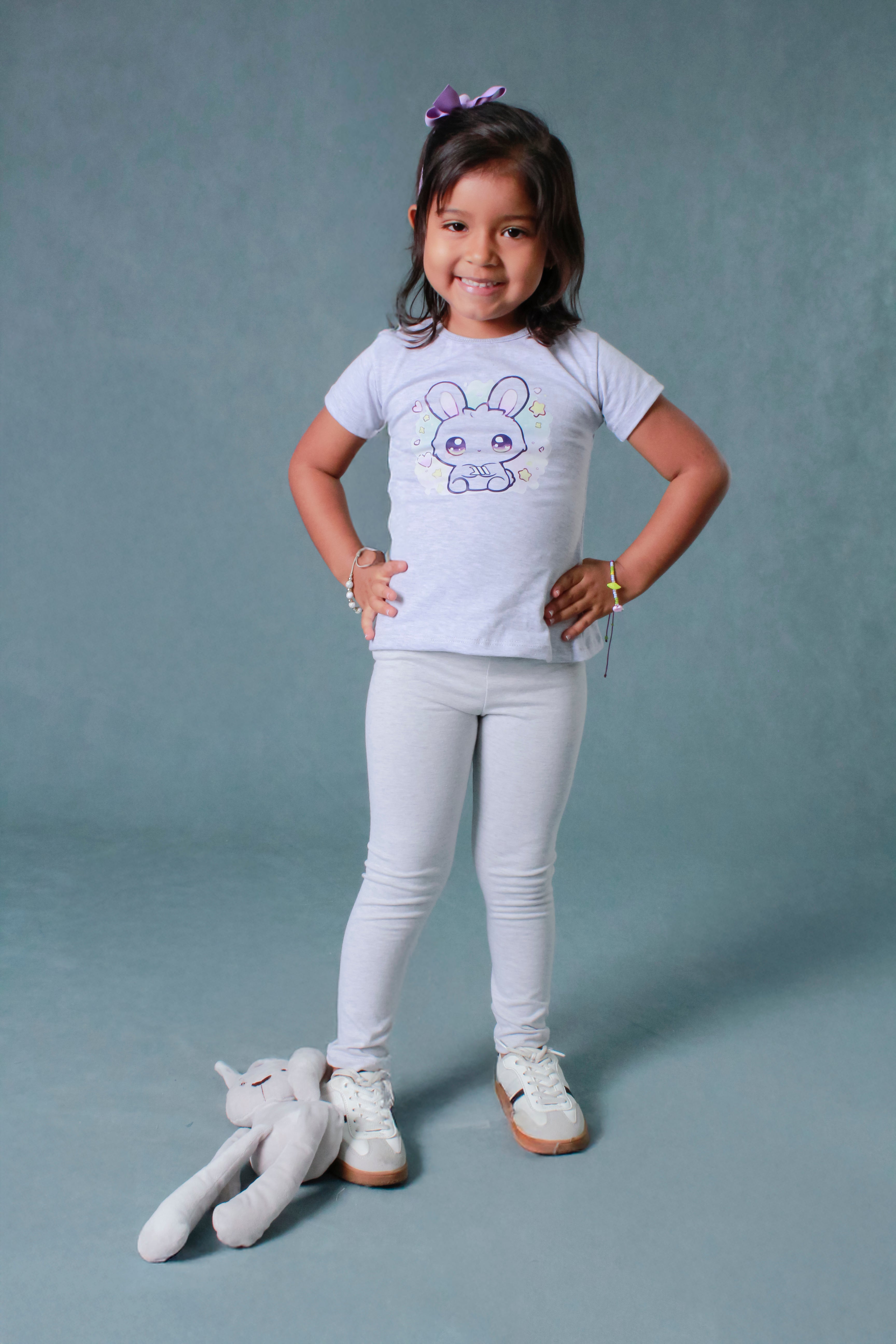 CAMISETA NINA MANGA CORTA ESTAMPADA