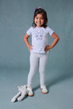 CAMISETA NINA MANGA CORTA ESTAMPADA