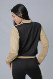 Chaqueta deportiva mujer combinada