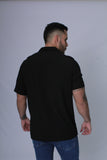 Camisa Hombre Viscosa Negra