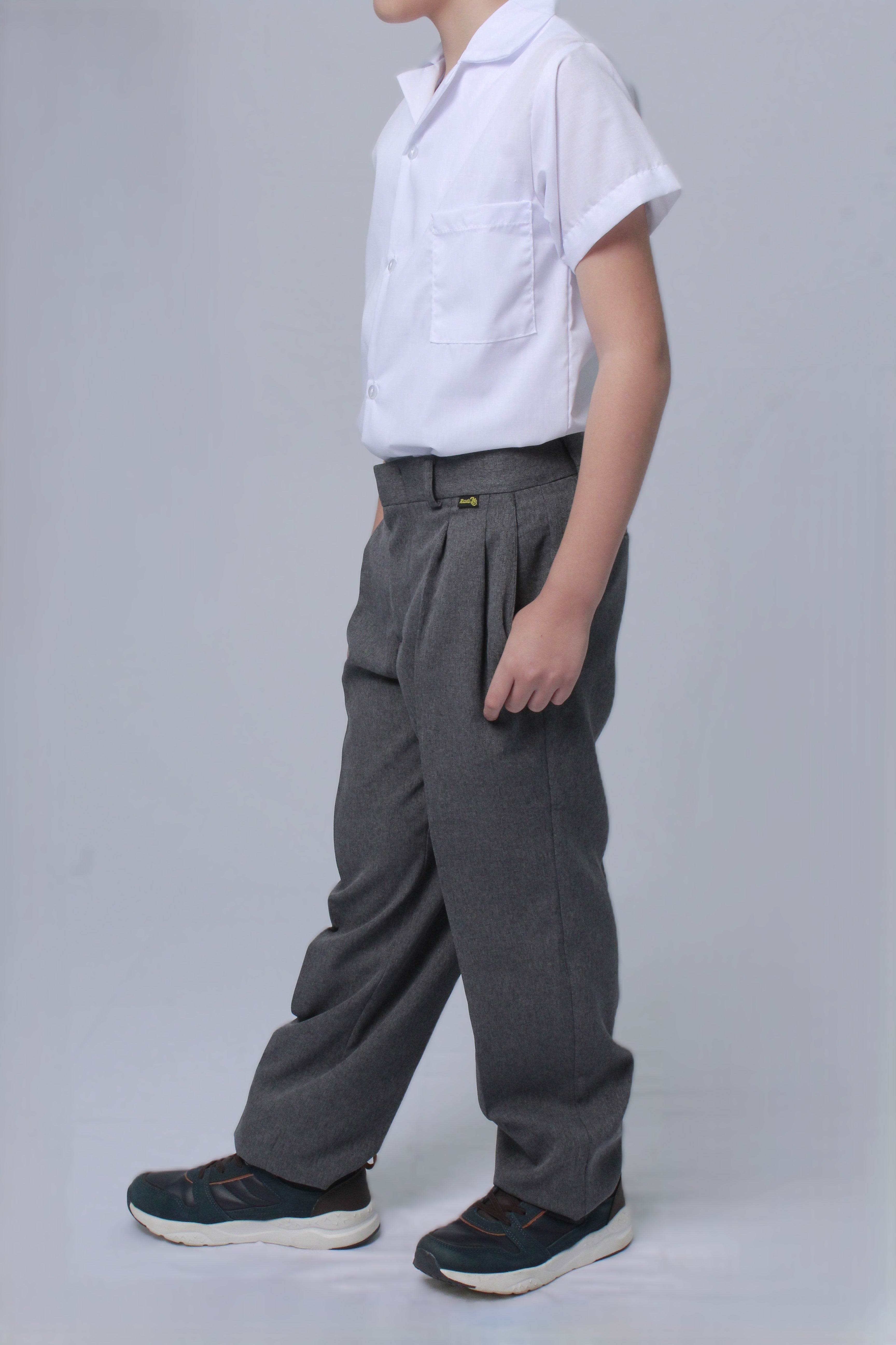 Pantalón Colegial de tela gris