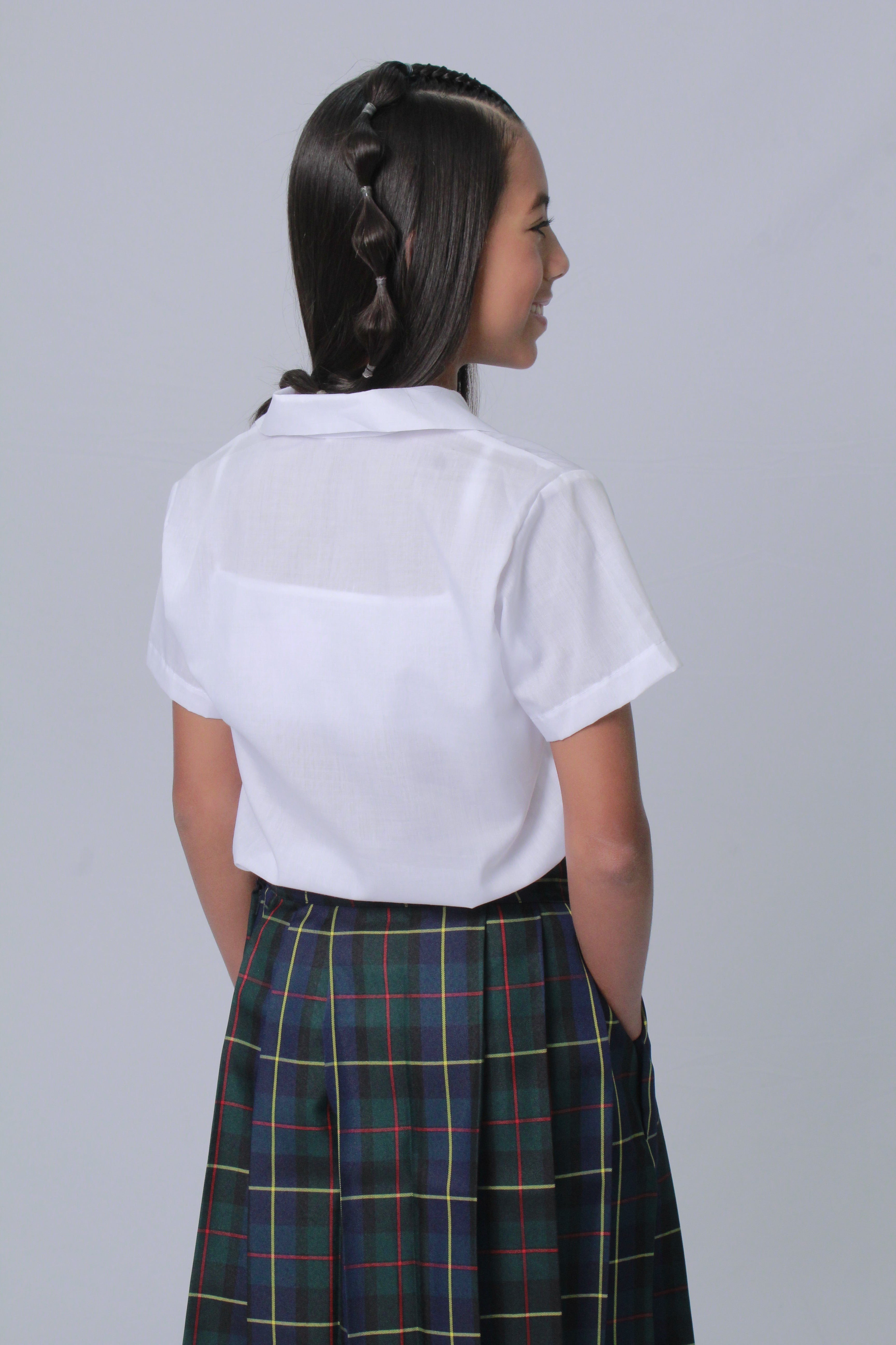 Blusa camisera colegial